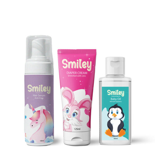 Hair serum + Diaper Cream + Baby oil